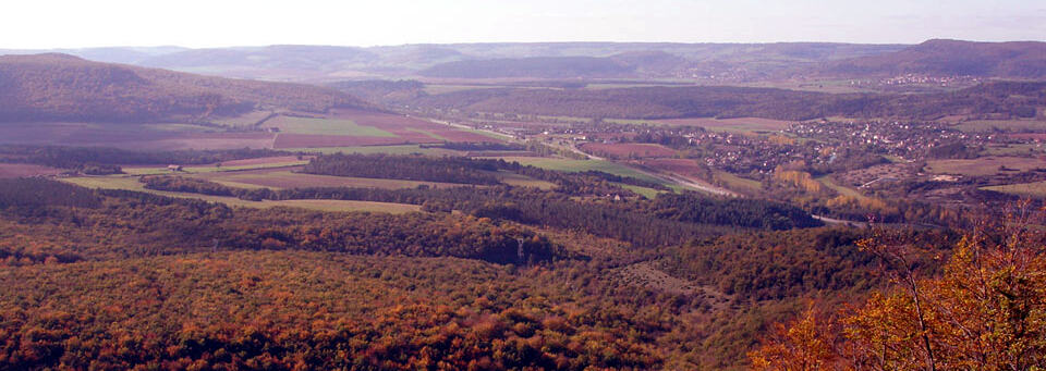 paysage autour du carmel de flavignerot