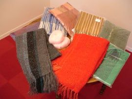 châle en laine mohair