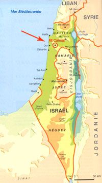 Carte de Terre Sainte